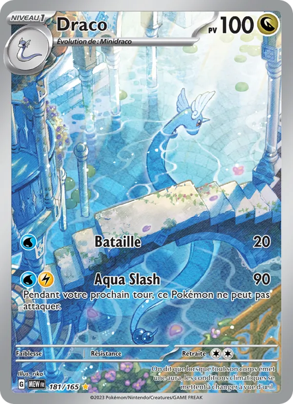 Carte Pokémon Draco de l'extension 151