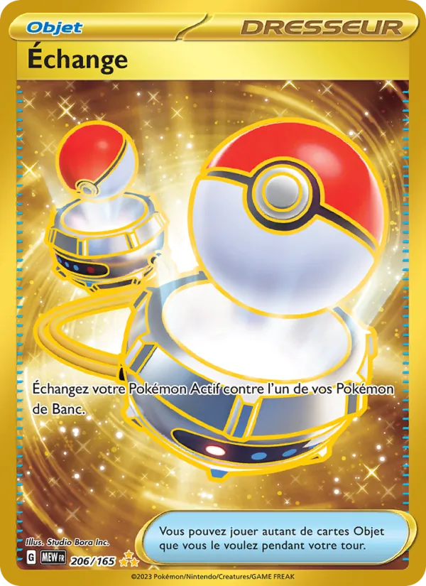 Carte Pokémon Échange de l'extension 151
