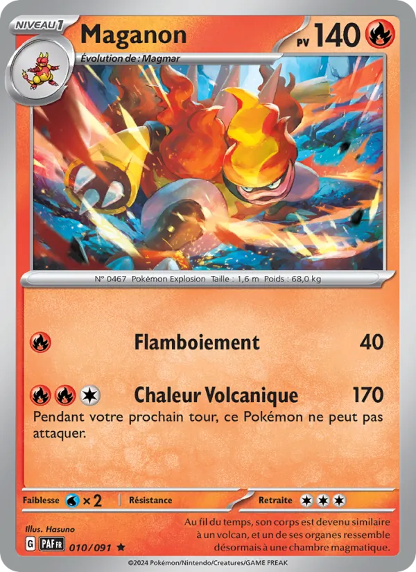 Carte Pokémon Maganon de l'extension Destinées de Paldea