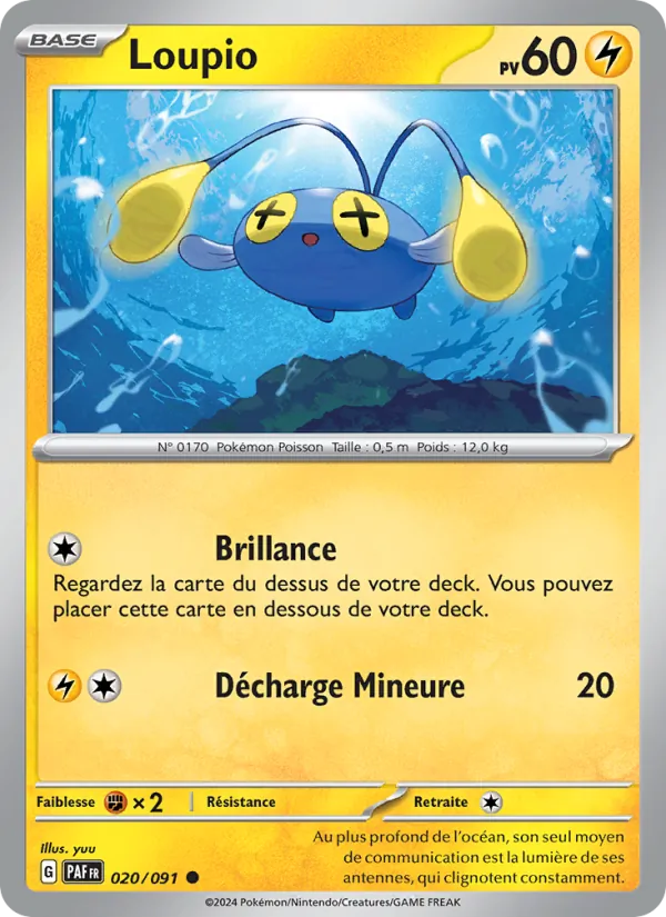 Carte Pokémon Loupio de l'extension Destinées de Paldea