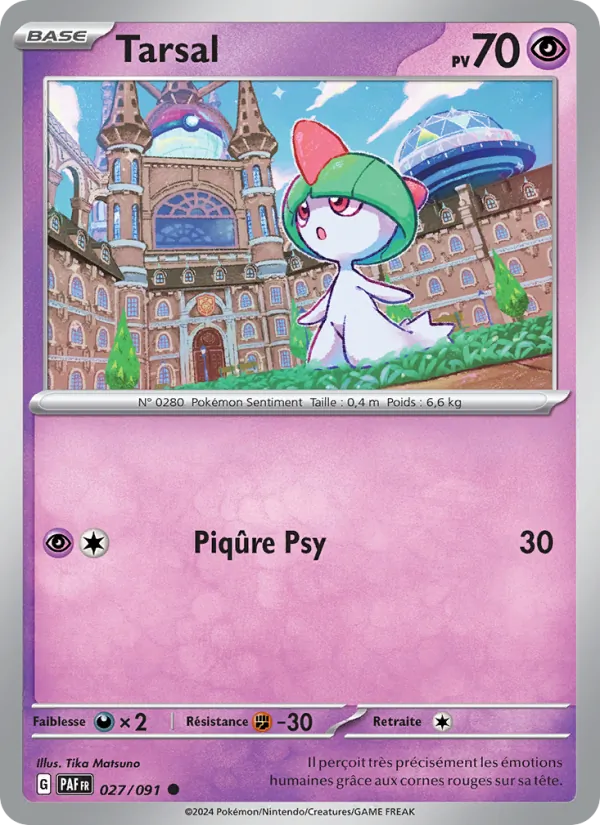 Carte Pokémon Tarsal de l'extension Destinées de Paldea