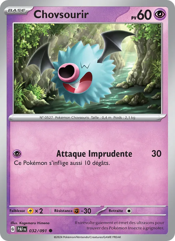 Carte Pokémon Chovsourir de l'extension Destinées de Paldea
