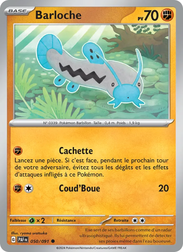 Carte Pokémon Barloche de l'extension Destinées de Paldea