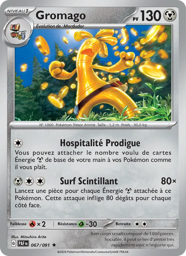 Carte Pokémon Gromago de l'extension Destinées de Paldea