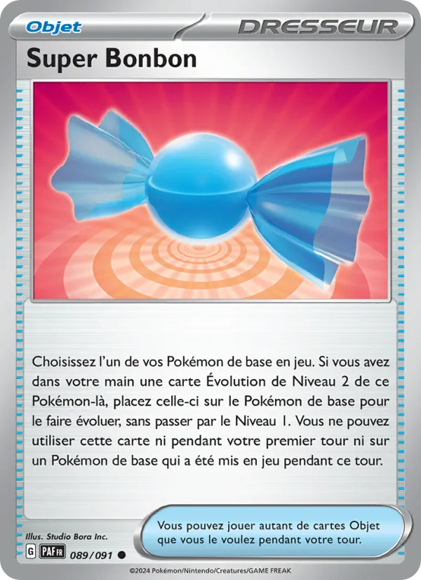 Carte Pokémon Super Bonbon de l'extension Destinées de Paldea