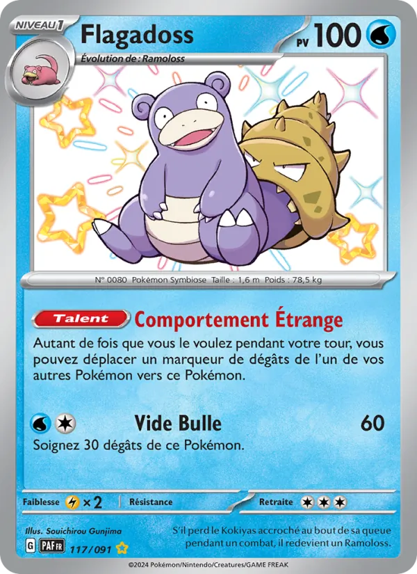 Carte Pokémon Flagadoss de l'extension Destinées de Paldea