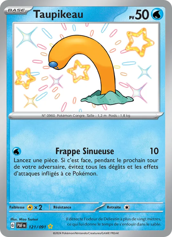 Carte Pokémon Taupikeau de l'extension Destinées de Paldea