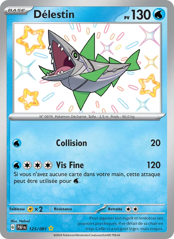 Carte Pokémon Délestin de l'extension Destinées de Paldea