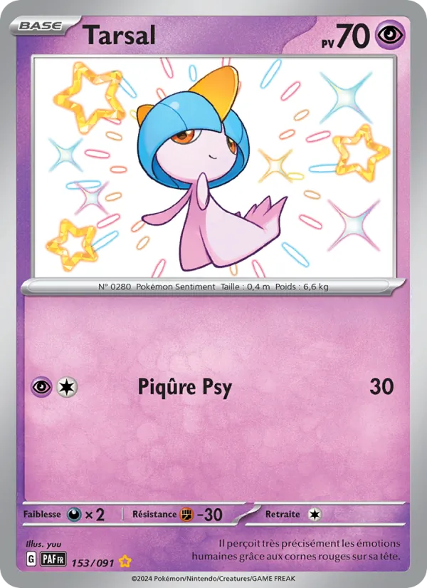 Carte Pokémon Tarsal de l'extension Destinées de Paldea