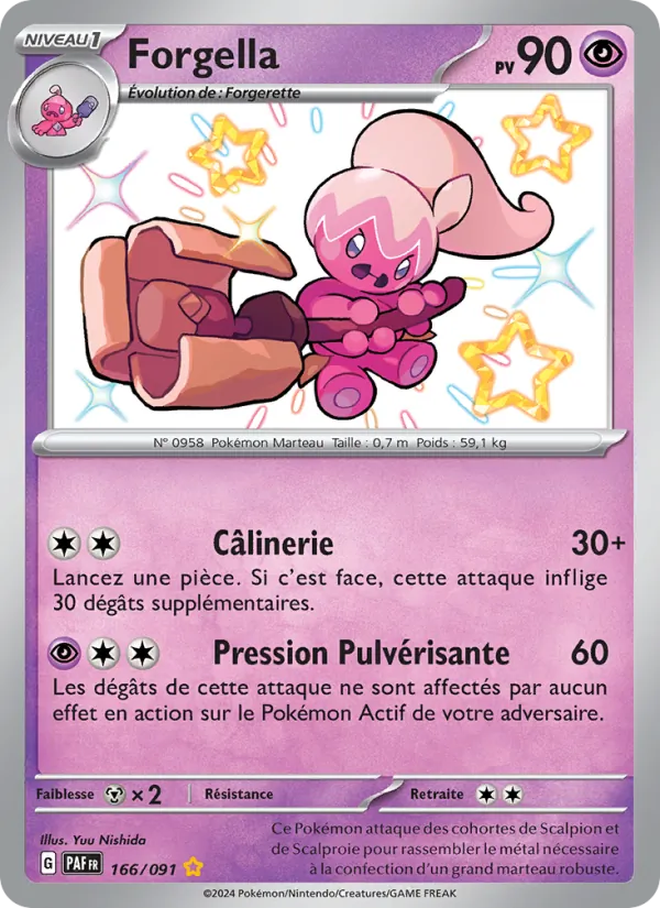 Carte Pokémon Forgella de l'extension Destinées de Paldea