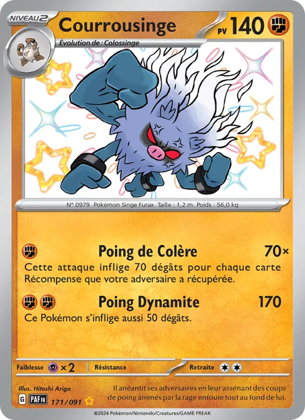 Carte Pokémon Courrousinge de l'extension Destinées de Paldea