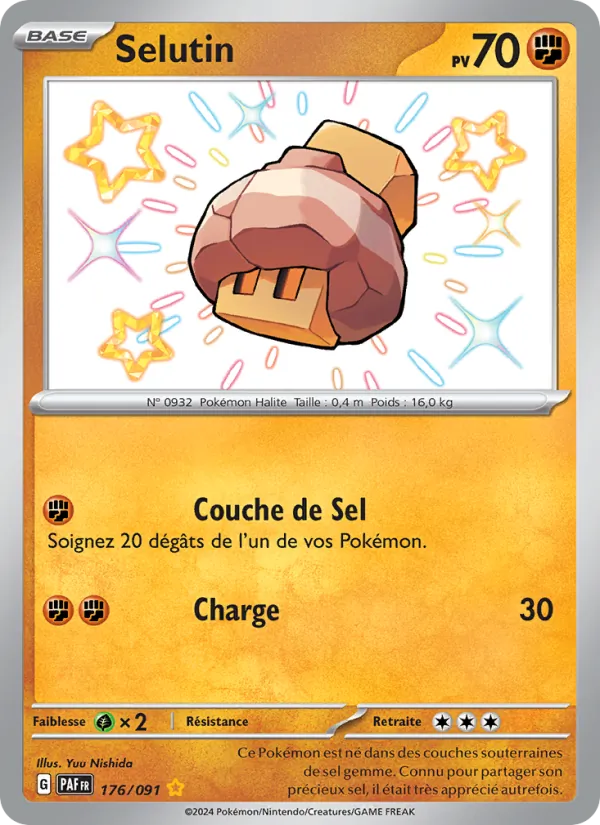 Carte Pokémon Selutin de l'extension Destinées de Paldea