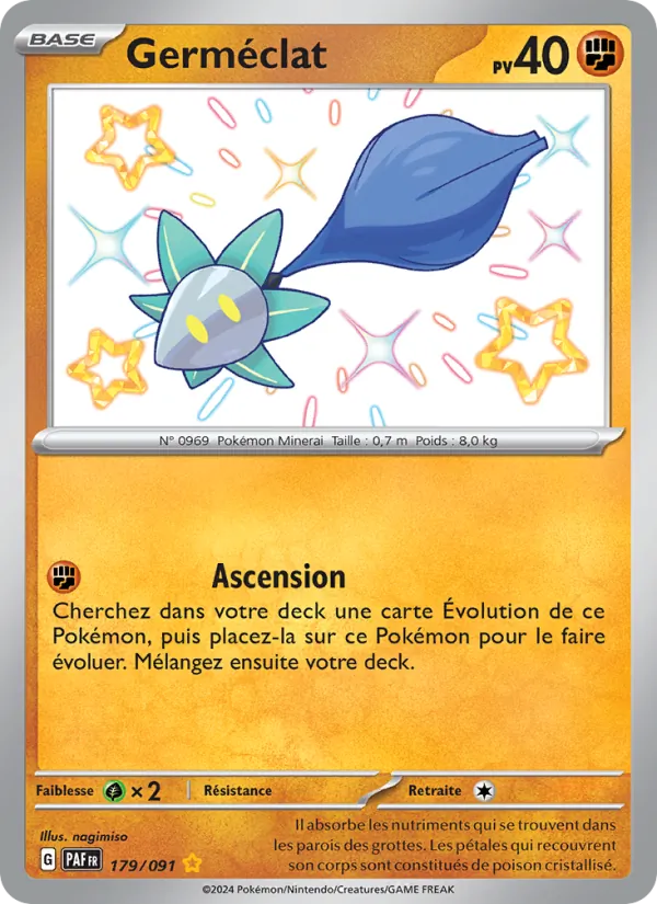 Carte Pokémon Germéclat de l'extension Destinées de Paldea