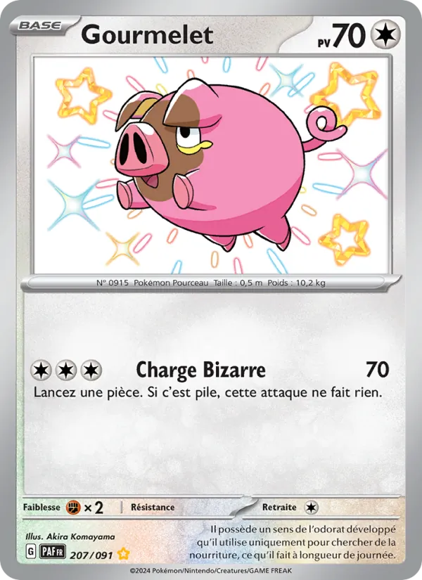 Carte Pokémon Gourmelet de l'extension Destinées de Paldea