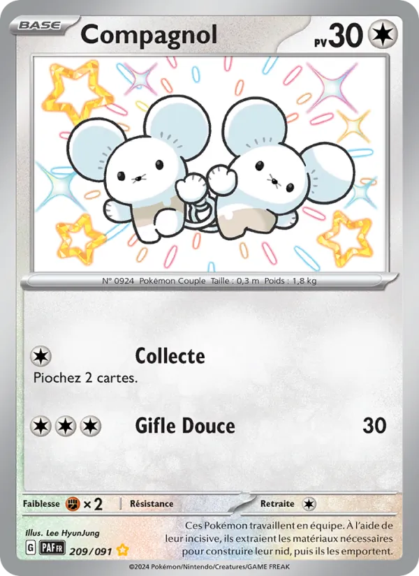 Carte Pokémon Compagnol de l'extension Destinées de Paldea