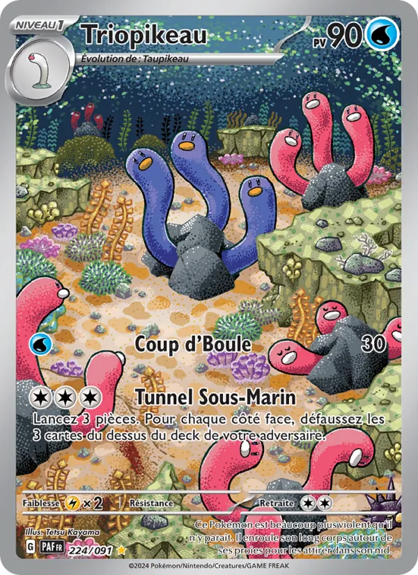 Carte Pokémon Triopikeau de l'extension Destinées de Paldea