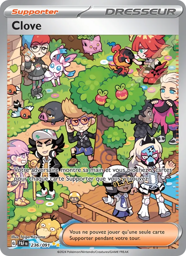 Carte Pokémon Clove de l'extension Destinées de Paldea