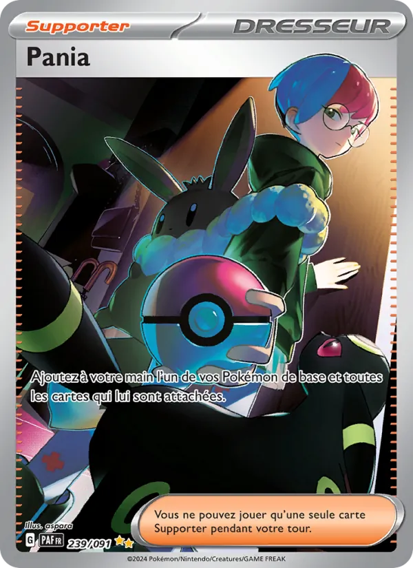 Carte Pokémon Pania de l'extension Destinées de Paldea