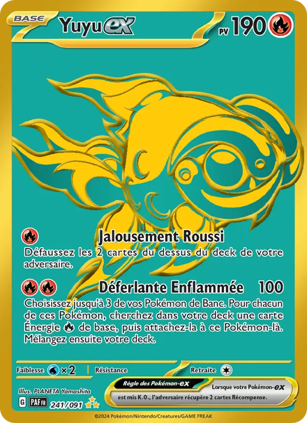 Carte Pokémon Yuyu-ex de l'extension Destinées de Paldea