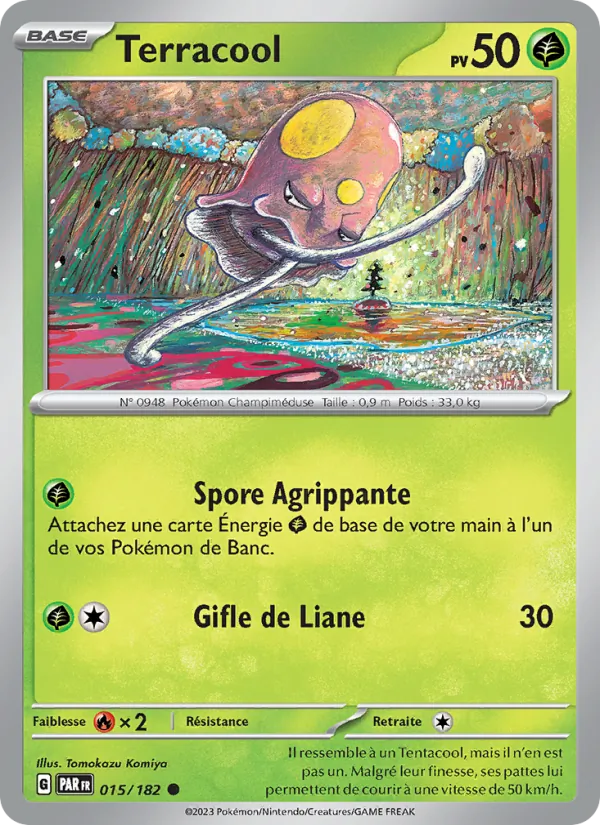 Carte Pokémon Terracool de l'extension Faille Paradoxe