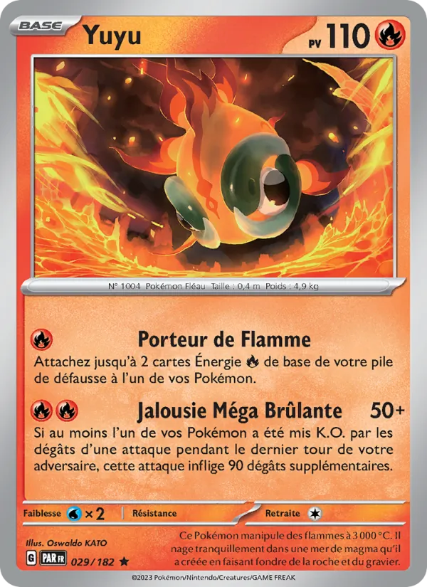 Carte Pokémon Yuyu de l'extension Faille Paradoxe