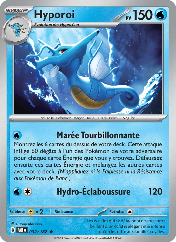 Carte Pokémon Hyporoi de l'extension Faille Paradoxe