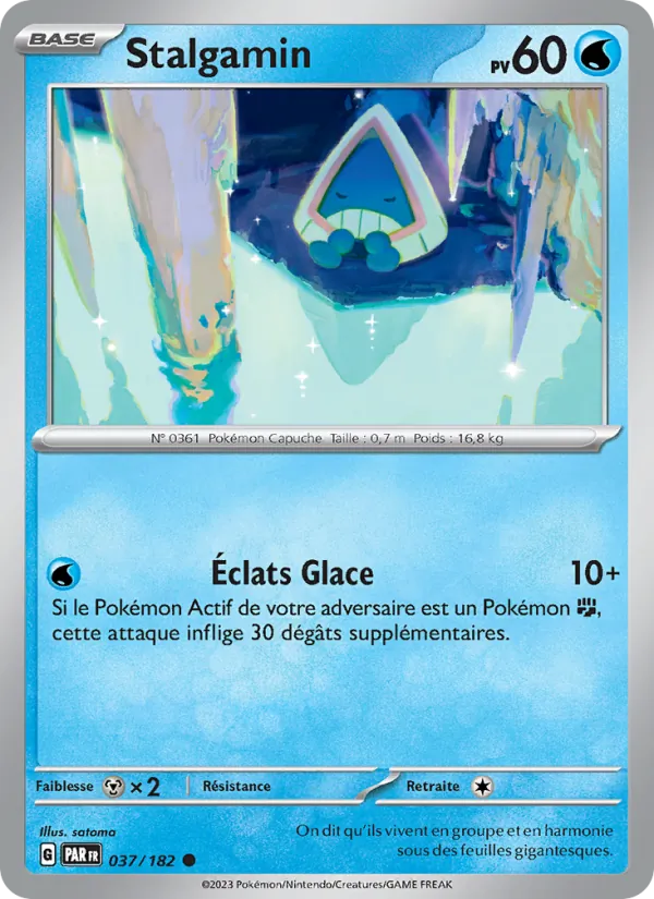 Carte Pokémon Stalgamin de l'extension Faille Paradoxe