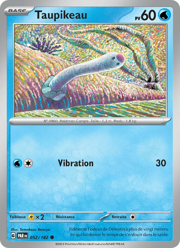 Carte Pokémon Taupikeau de l'extension Faille Paradoxe