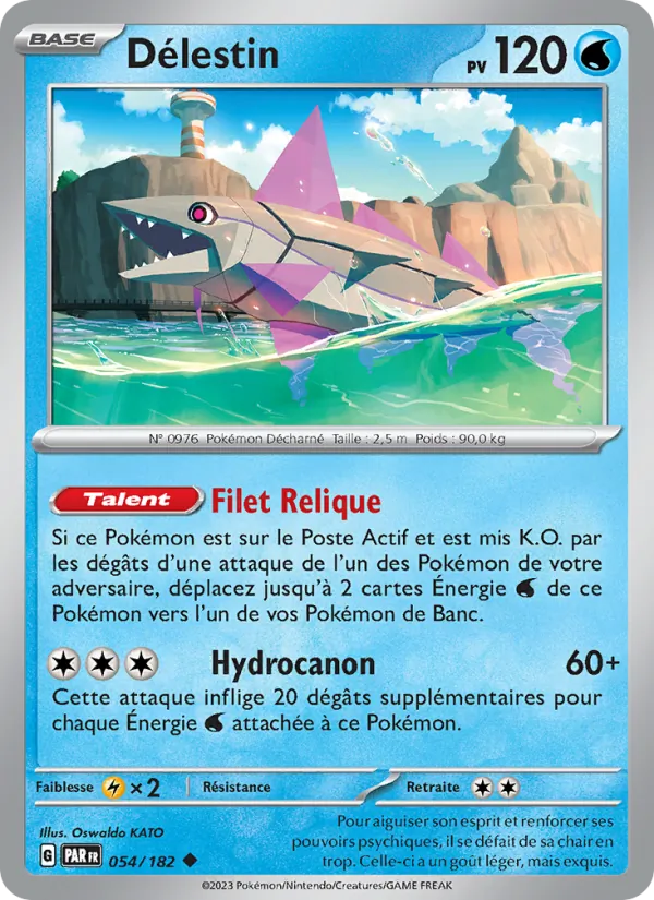 Carte Pokémon Délestin de l'extension Faille Paradoxe