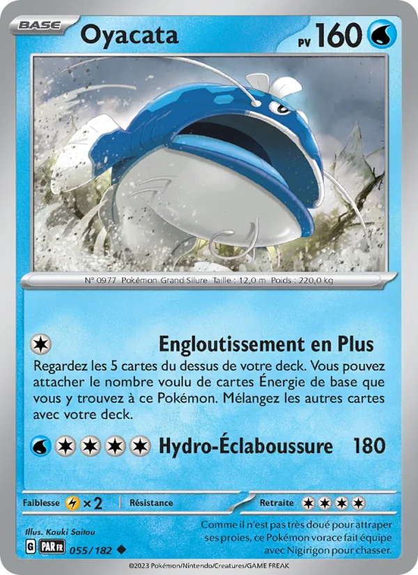 Carte Pokémon Oyacata de l'extension Faille Paradoxe