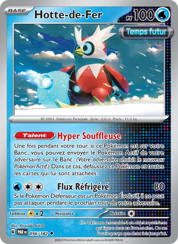 Carte Pokémon Hotte-de-Fer de l'extension Faille Paradoxe