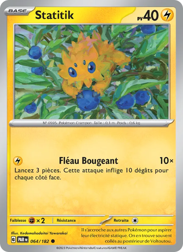 Carte Pokémon Statitik de l'extension Faille Paradoxe