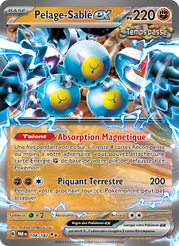 Carte Pokémon Pelage-Sablé-ex de l'extension Faille Paradoxe