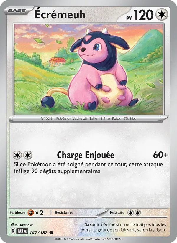 Carte Pokémon Écrémeuh de l'extension Faille Paradoxe