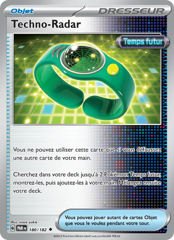 Carte Pokémon Techno-Radar de l'extension Faille Paradoxe