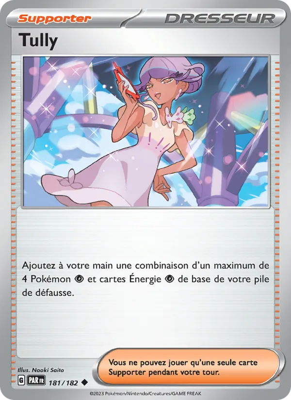 Carte Pokémon Tully de l'extension Faille Paradoxe