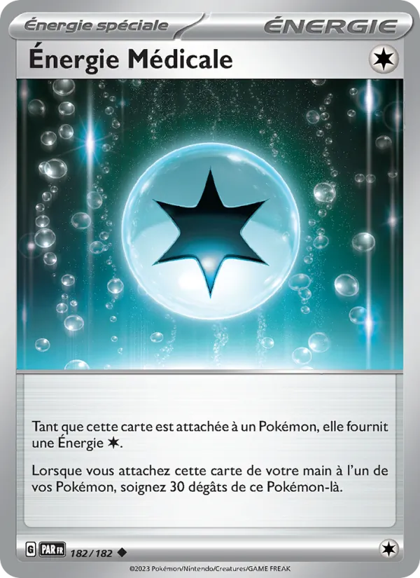 Carte Pokémon Énergie Médicale de l'extension Faille Paradoxe
