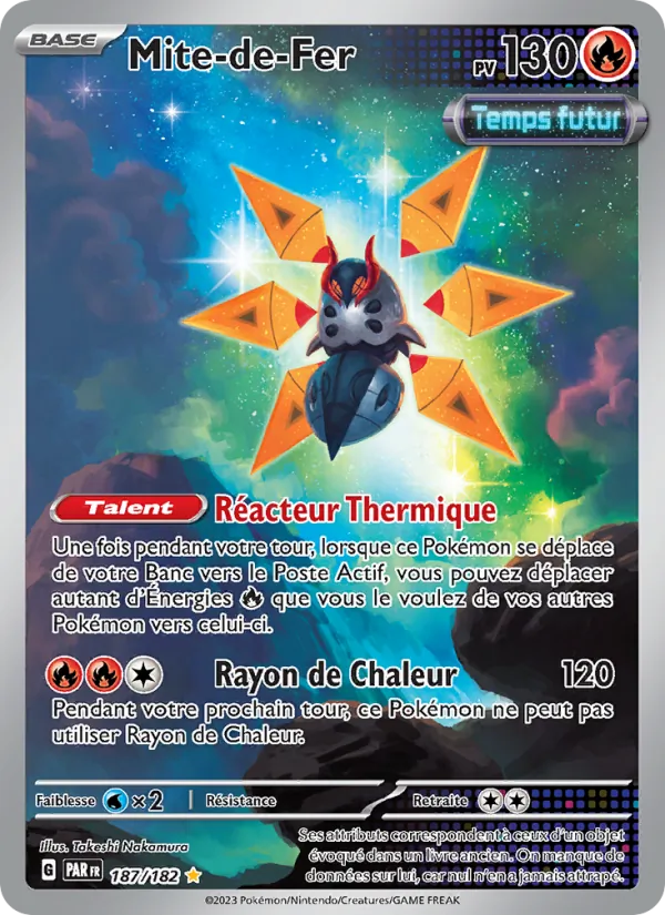 Carte Pokémon Mite-de-Fer de l'extension Faille Paradoxe