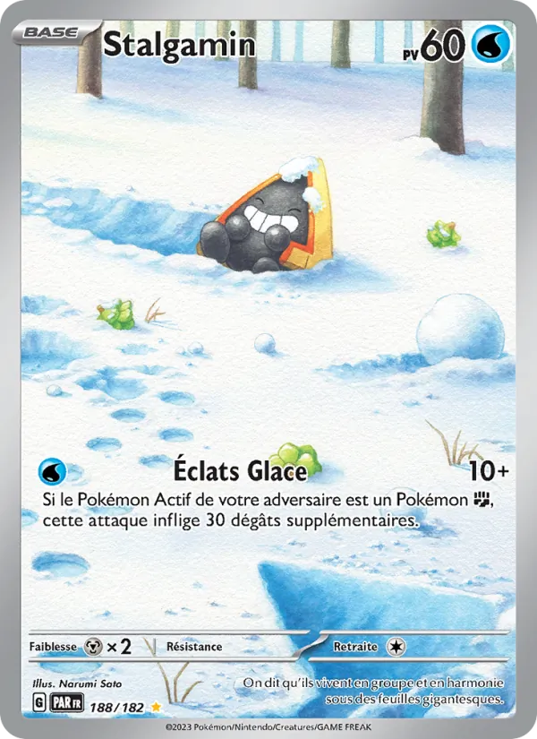 Carte Pokémon Stalgamin de l'extension Faille Paradoxe