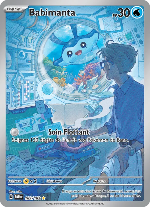 Carte Pokémon Babimanta de l'extension Faille Paradoxe