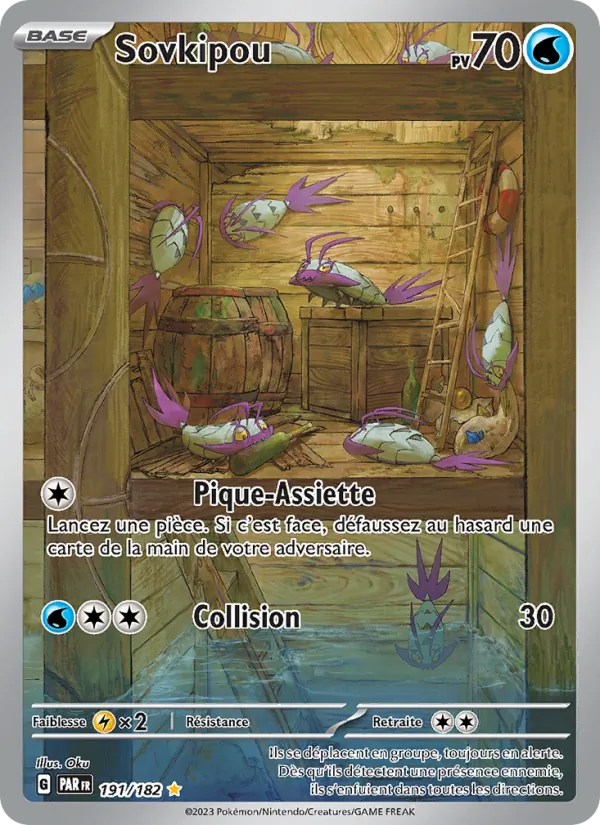 Carte Pokémon Sovkipou de l'extension Faille Paradoxe