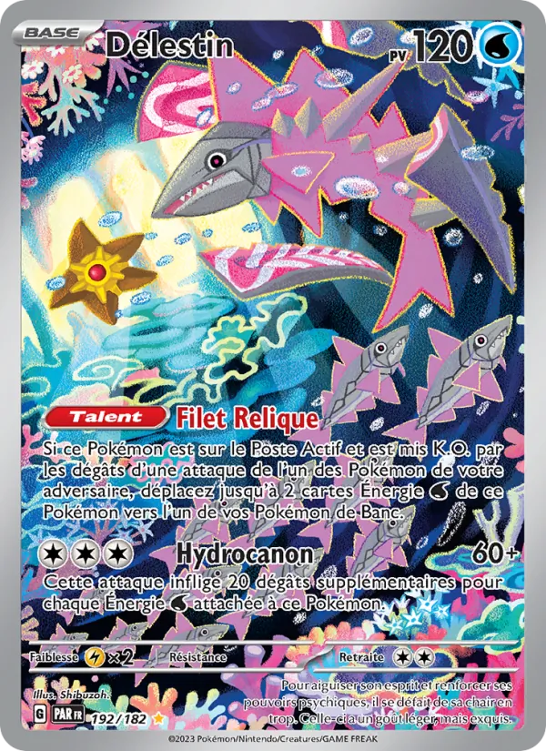 Carte Pokémon Délestin de l'extension Faille Paradoxe