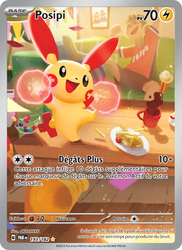 Carte Pokémon Posipi de l'extension Faille Paradoxe