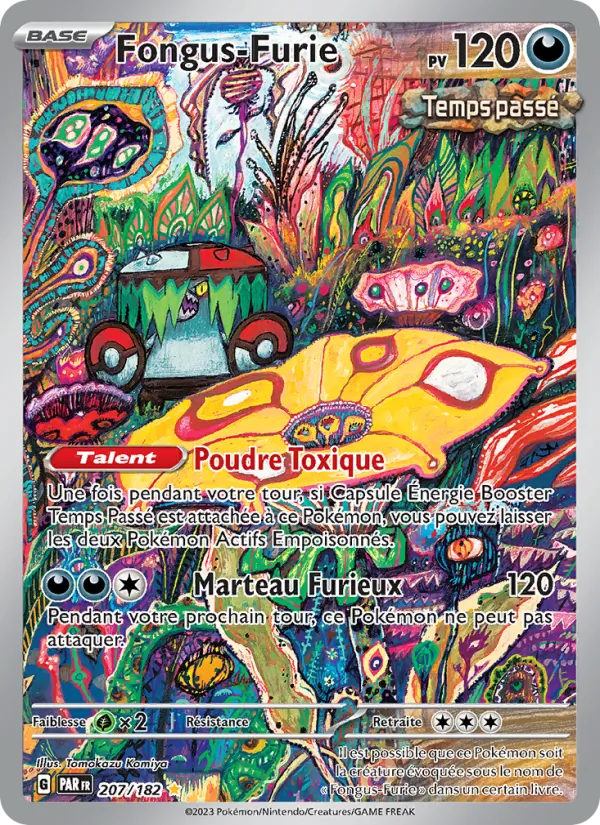 Carte Pokémon Fongus-Furie de l'extension Faille Paradoxe