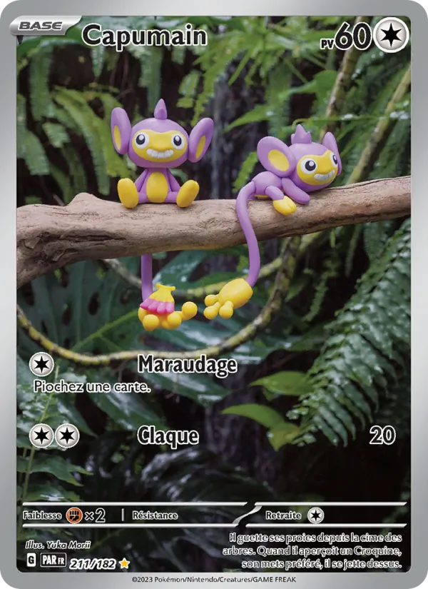 Carte Pokémon Capumain de l'extension Faille Paradoxe