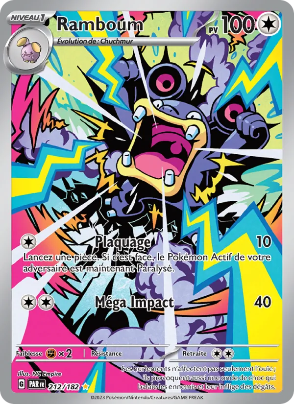Carte Pokémon Ramboum de l'extension Faille Paradoxe