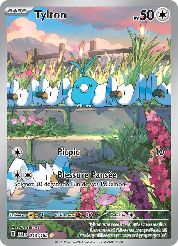 Carte Pokémon Tylton de l'extension Faille Paradoxe