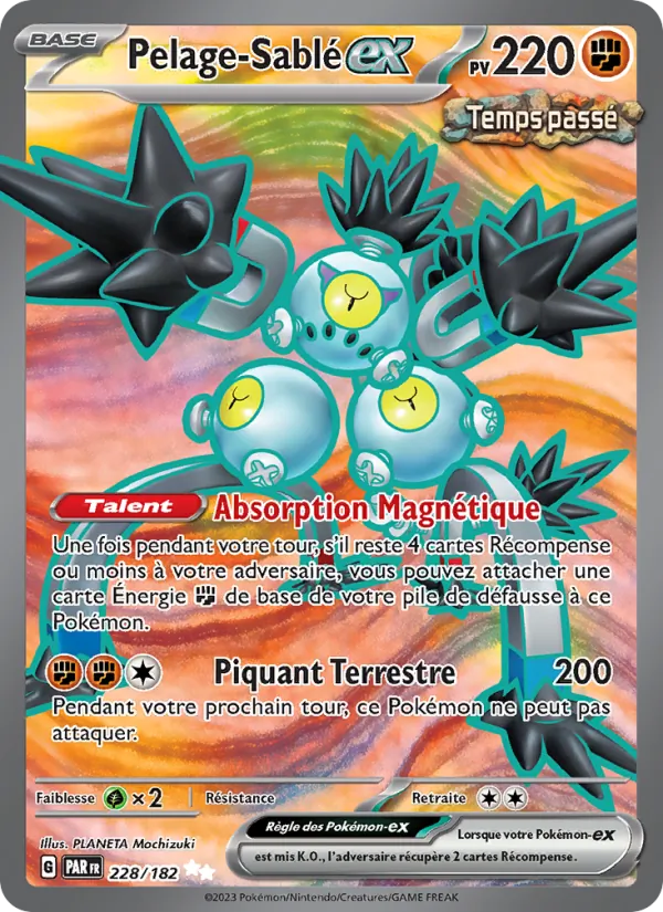 Carte Pokémon Pelage-Sablé-ex de l'extension Faille Paradoxe
