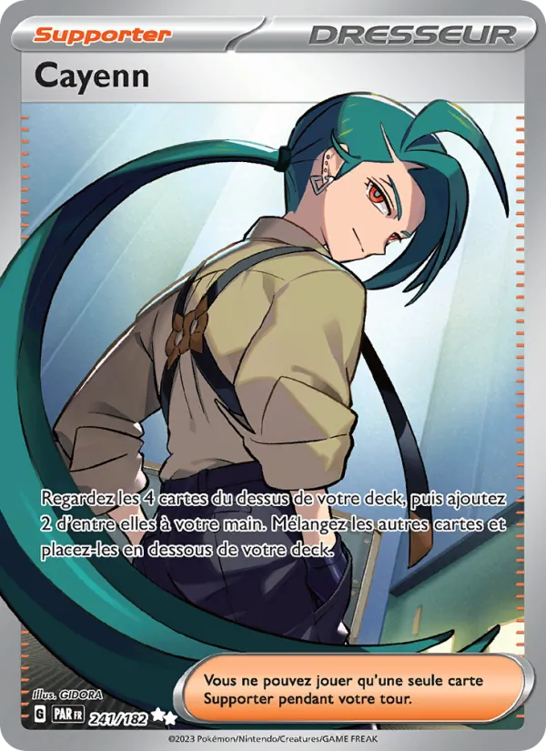 Carte Pokémon Cayenn de l'extension Faille Paradoxe