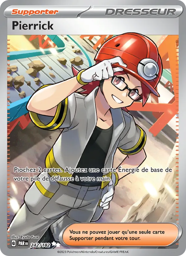 Carte Pokémon Pierrick de l'extension Faille Paradoxe